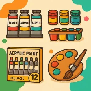 Ακρυλικά Χρώματα – Λαδομπογιές