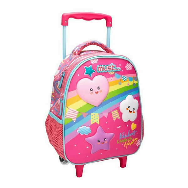 Must Σχολική Τσάντα Νηπίου Τρόλεϊ Rainbow (584594)