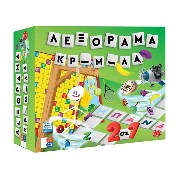 Argy Toys Επιτραπέζιο Λεξόραμα-Κρεμάλα Delux 2σε1 (0307)