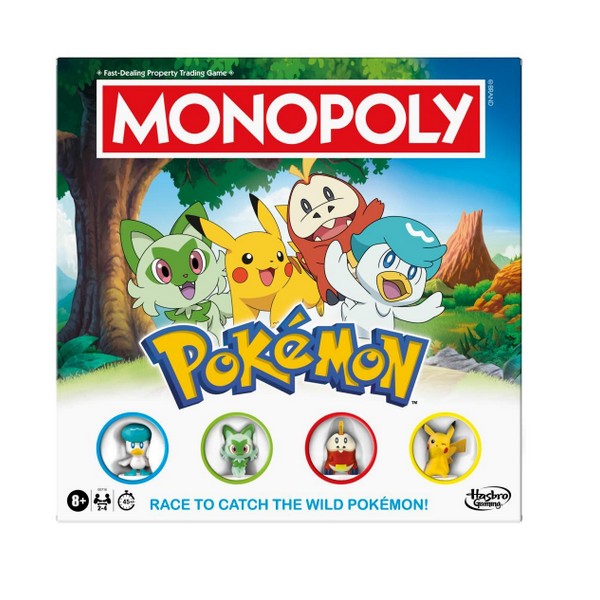 Hasbro Επιτραπέζιο Παιχνίδι Monopoly Pokemon (Ελληνική Γλώσσα) (G0716)