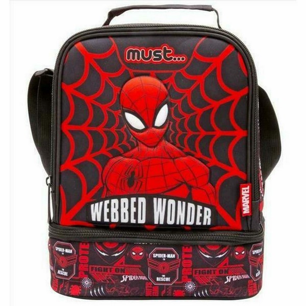 ΤΣΑΝΤΑΚΙ ΦΑΓΗΤΟΥ ΙΣΟΘΕΡΜΙΚΟ MUST SPIDERMAN WEBBED (506015)