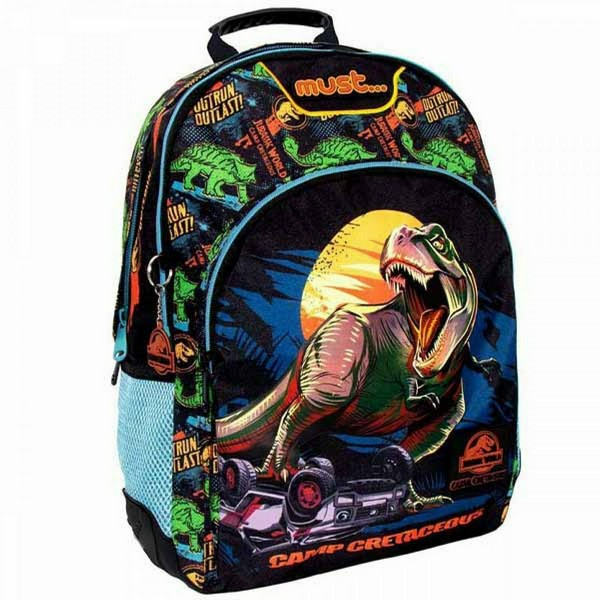 ΣΧΟΛΙΚΗ ΤΣΑΝΤΑ ΠΛΑΤΗΣ ΔΗΜΟΤΙΚΟΥ MUST JURASSIC WORLD CAMP (570778)