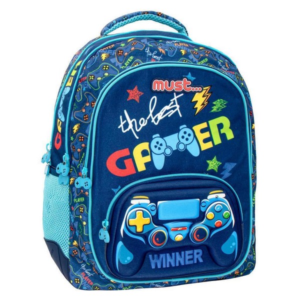 ΣΧΟΛΙΚΗ ΤΣΑΝΤΑ ΠΛΑΤΗΣ ΔΗΜΟΤΙΚΟΥ MUST GAMER (585013)