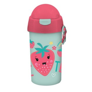 Παγούρι Strawberry 500ml με Καλαμάκι Must (584882)