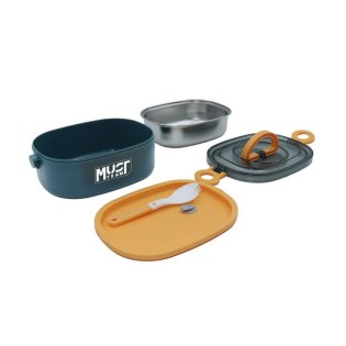 Must Δοχείο Φαγητού Ανοξείδωτο με Πιρούνη και Κουτάλι 750ml (585989)