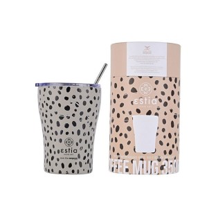 Estia Θερμός Coffee Mug Save the Aegean 350ml Leopard Taupe (01-16852)