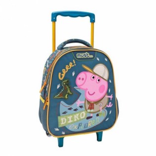 ΣΧΟΛΙΚΗ ΤΣΑΝΤΑ ΤΡΟΛΕΪ ΝΗΠΙΟΥ MUST GEORGE PIG DINO (482739)