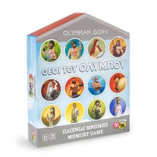50/50 Games Επιτραπέζιο Παιχνίδι Μνήμης Θεοί Του Ολύμπου (505327)