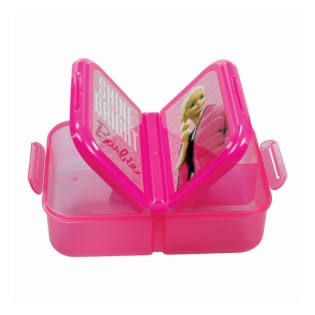 Φαγητοδοχείο Πλαστικό Gim με 3 Χωρίσματα Barbie (571-22262)