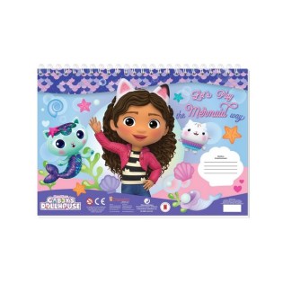 Μπλοκ Ζωγραφικής Gabbys Dollhouse 22x33 40 φύλλα Must (574012))