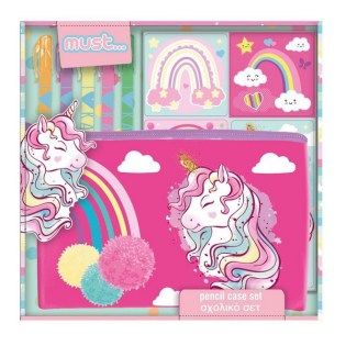 Must Σχολικό Σετ Τσαντάκι Unicorn (585165)