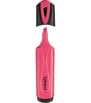 Maped Μαρκαδόρος Υπογράμμισης Fluo Peps Classic Ροζ (742536)