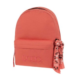 POLO με Μαντήλι Σχολική Τσάντα Salmon Pink Original Κλασική (901-135-3901) 2023