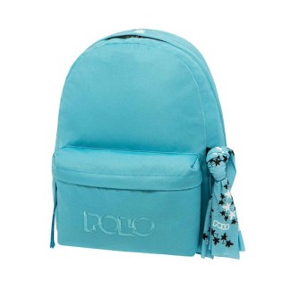 POLO με Μαντήλι Σχολική Τσάντα Baby Blue Original Κλασική (901-135-5601) 2023