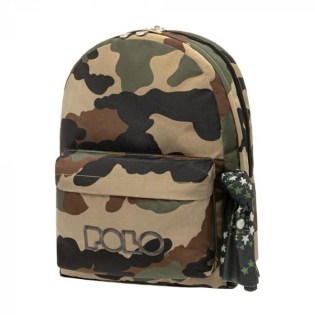 POLO Σχολική Τσάντα Πλάτης Double Scarf Παραλλαγής (901-235-2900) 2025