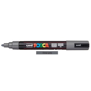 Uni Posca Μαρκαδόρος Ζωγραφικής PC-5M 82 Deep Grey
