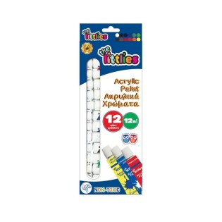 Ακρυλικά Χρώματα The Littlies 12 ml 12 Χρώματα (646776)