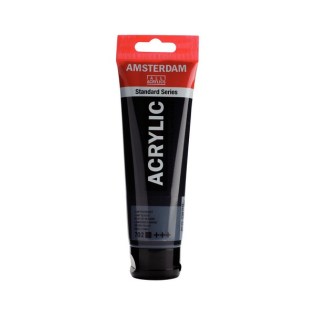Ακρυλικό Χρώμα Ζωγραφικής TALENS AMSTERDAM 20ML LAMP BLACK 702  (17047020)