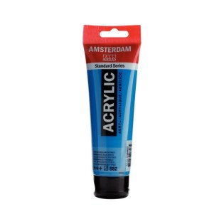 Ακρυλικό Χρώμα Ζωγραφικής TALENS AMSTERDAM 20ML MANGANESE BLUE 582 (17045820)