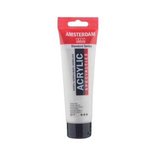 Ακρυλικό Χρώμα Ζωγραφικής TALENS AMSTERDAM 20ML PEARL WHITE 817 (17048170)