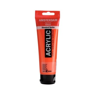 Ακρυλικό Χρώμα Ζωγραφικής TALENS AMSTERDAM 20ML VERMILION 311 (17043110)