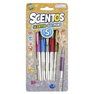Αρωματικά Στυλό Gel Scentos με 5 Metallic Χρώματα (60916)