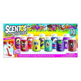 Αρωματικές Νερομπογιές Scentos 10 Χρώματα 59ml (37924)