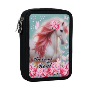 Butterfly Unicorn Κασετίνα Back me Up Διπλή Γεμάτη (357-25100)