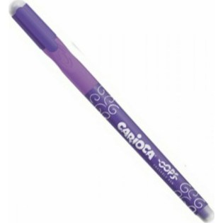 Carioca Oops Στυλό Ballpoint Erasable 0.7mm Purplre (43039-09)