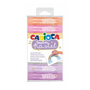 Carioca Temperello Pastel Στερεά Τέμπερα 8 Χρώματα (42673)