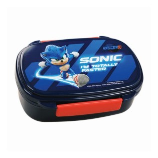 Δοχείο Φαγητού Sonic 3 the Hedgehog με Κουτάλι και Πιρούνι Gim (572-54276)