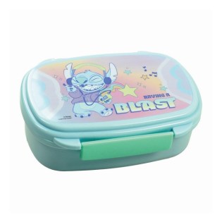 Δοχείο Φαγητού Stitch με Κουτάλι και Πιρούνι Gim (552-04276)
