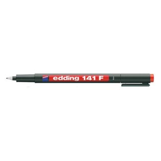 Edding 141F Ανεξίτηλος Μαρκαδόρος με Στρογγυλή Μύτη 0.6mm Κόκκινο (141f-002)