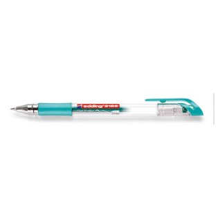 Edding 2185 Στυλό Gel Roller με Καπάκι 0.7mm Πράσινο Μεταλλικό (2185-074)