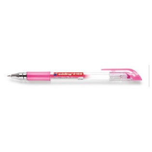 Edding 2185 Στυλό Gel Roller με Καπάκι 0.7mm Ροζ (2185-009)