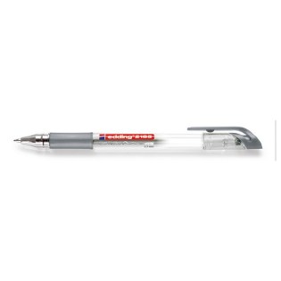 Edding 2185 Στυλό Gel Roller με Καπάκι 0.7mm Ασημί (2185-054)
