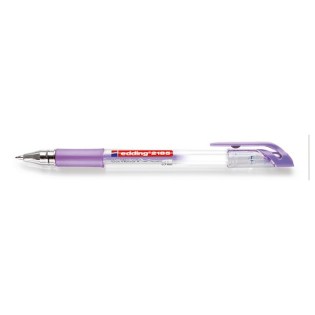 Edding 2185 Στυλό Gel Roller με Καπάκι 0.7mm Βιολέ Μεταλλικό (2185-078)