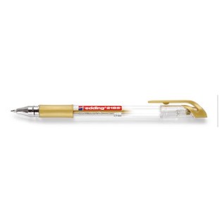 Edding 2185 Στυλό Gel Roller με Καπάκι 0.7mm Χρυσό (2185-053)