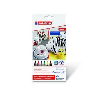 Edding 4200 Μαρκαδόρος Πορσελάνης Family Colour 6τεμ (4200-6000)