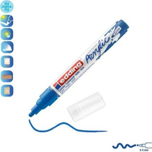 Edding 5100 Ακρυλικός Μαρκαδόρος 2-3mm Gentian Blue (01.5100-903)