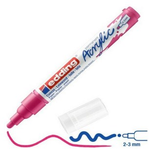 Edding 5100 Ακρυλικός Μαρκαδόρος 2-3mm Telemagenta (01.5100-909)
