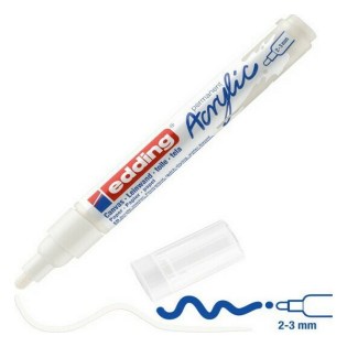 Edding 5100 Ακρυλικός Μαρκαδόρος 2-3mm White (01.5100-922)