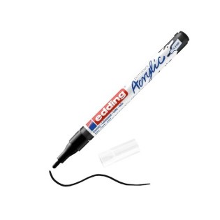 Edding 5300 Ακρυλικός Μαρκαδόρος 1-2mm Black (01.5300-901)