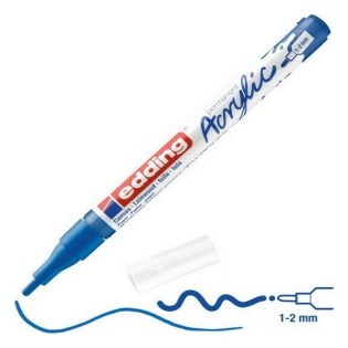 Edding 5300 Ακρυλικός Μαρκαδόρος 1-2mm Gentian Blue (01.5300-903)