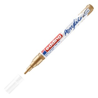 Edding 5300 Ακρυλικός Μαρκαδόρος 1-2mm Gold (01.5300-924)