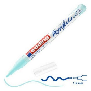 Edding 5300 Ακρυλικός Μαρκαδόρος 1-2mm Pastel Blue (01.5300-916)