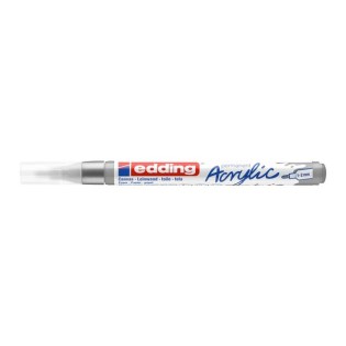 Edding 5300 Ακρυλικός Μαρκαδόρος 1-2mm Silver (01.5300-923)