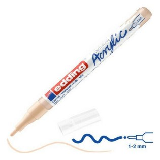 Edding 5300 Ακρυλικός Μαρκαδόρος 1-2mm Warm Beige (01.5300-255)