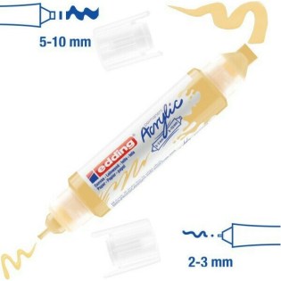 Edding 5400 Ακρυλικός Μαρκαδόρος 3D 2-3mm/5-10mm Pastel Yellow (01.5400-915)