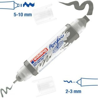 Edding 5400 Ακρυλικός Μαρκαδόρος 3D 2-3mm/5-10mm Anthracite (01.5400-926)